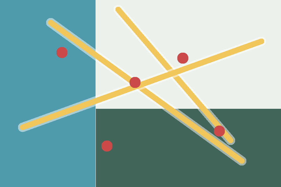Illustrated Westside route map with neighborhood markers